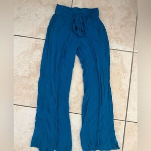 Guess Teal Wide Leg Beach Pants -XS